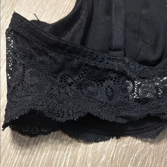 Gilligan O'Malley Black Lace Lightweight Bra 38C - Picture 6 of 7